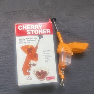 Vintage - Back to Basics Cherry Stoner Remover Model #61 Missing Top Screw Tool